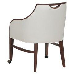 Anthony Arm Chair with Front Casters